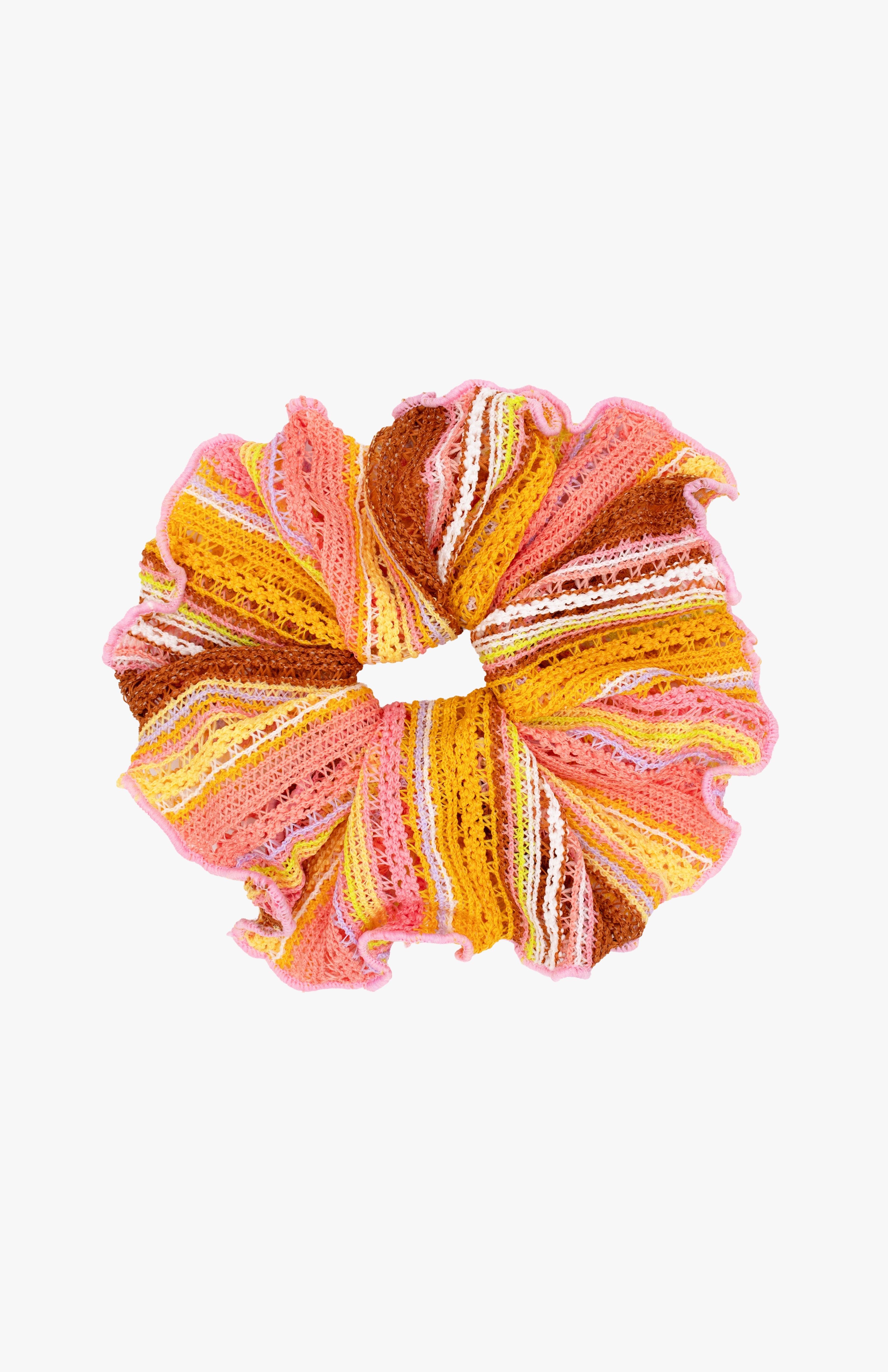 Crochet Stripe Scrunchie - Anna Sui Discount