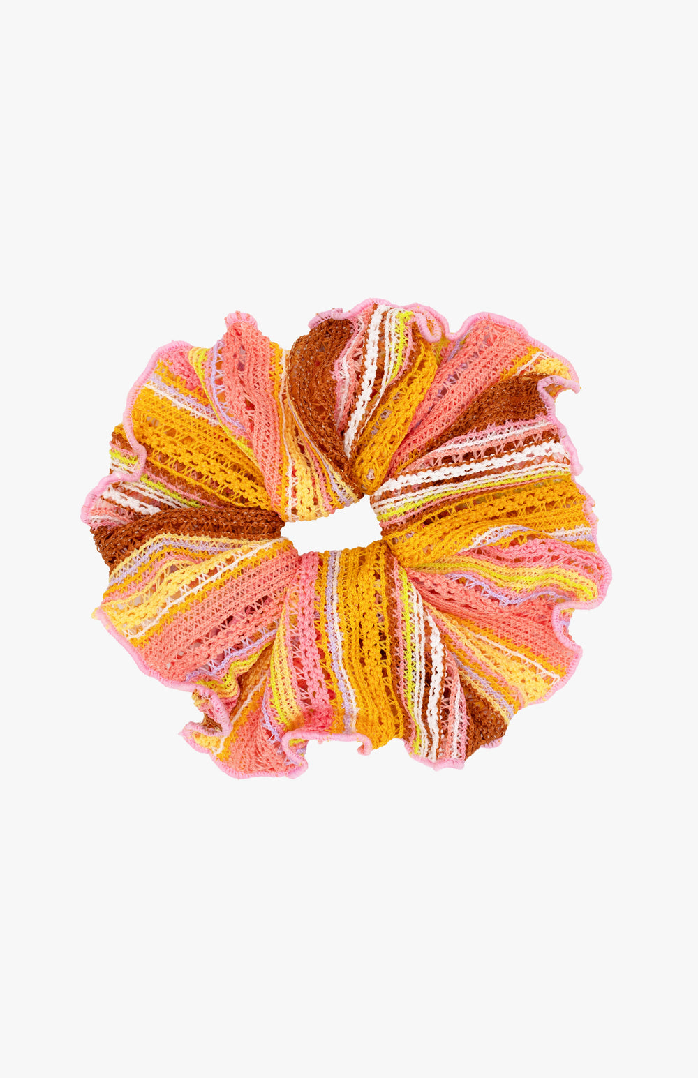 Crochet Stripe Scrunchie - Anna Sui Discount
