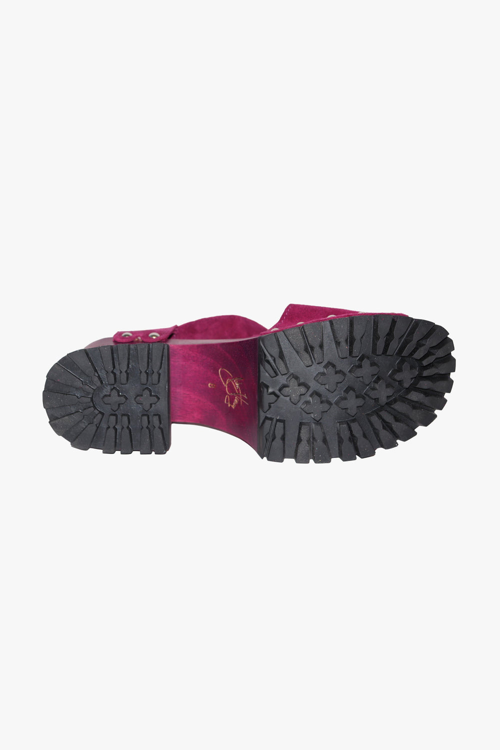 John Fluevog x Anna Sui Clog Sandals - Purple (Sample) - Anna Sui Online