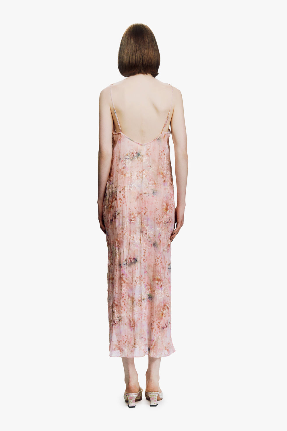 Oasis Blooms Slip Dress- Blush - Anna Sui Discount