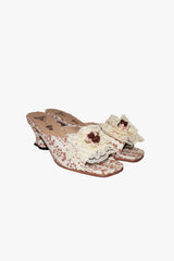 John Fluevog x Anna Sui Brocade Mule Sienna (Sample) - Anna Sui Discount
