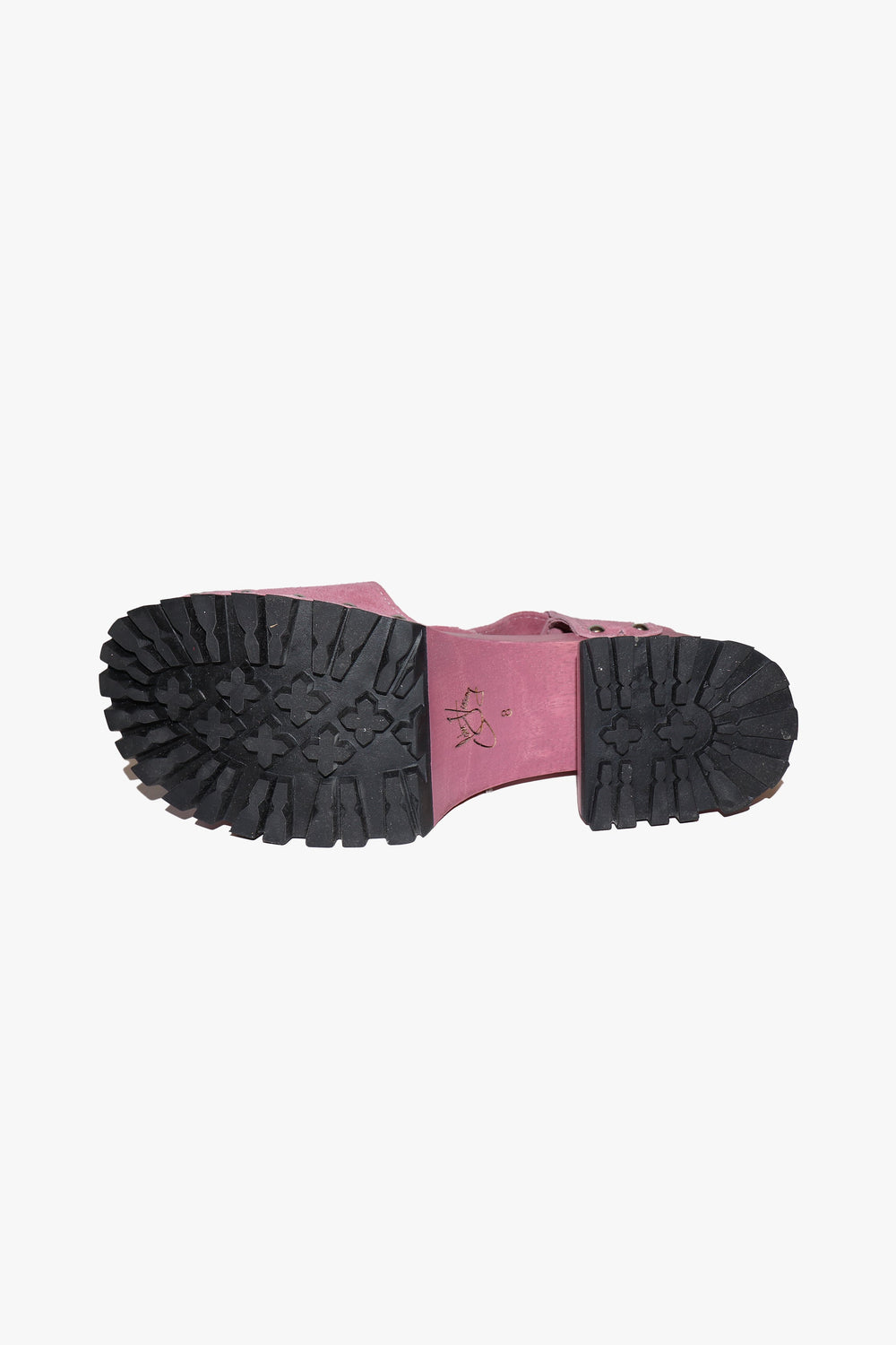 John Fluevog x Anna Sui Clog Sandals - Mauve (Sample) - Anna Sui US