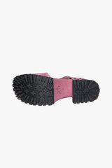 John Fluevog x Anna Sui Clog Sandals - Mauve (Sample) - Anna Sui US