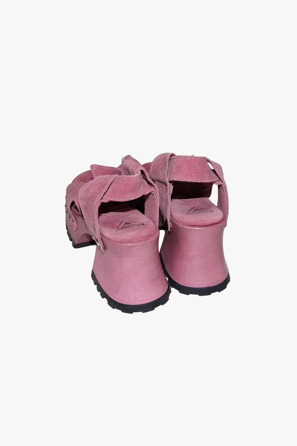 John Fluevog x Anna Sui Clog Sandals - Mauve (Sample) - Anna Sui US
