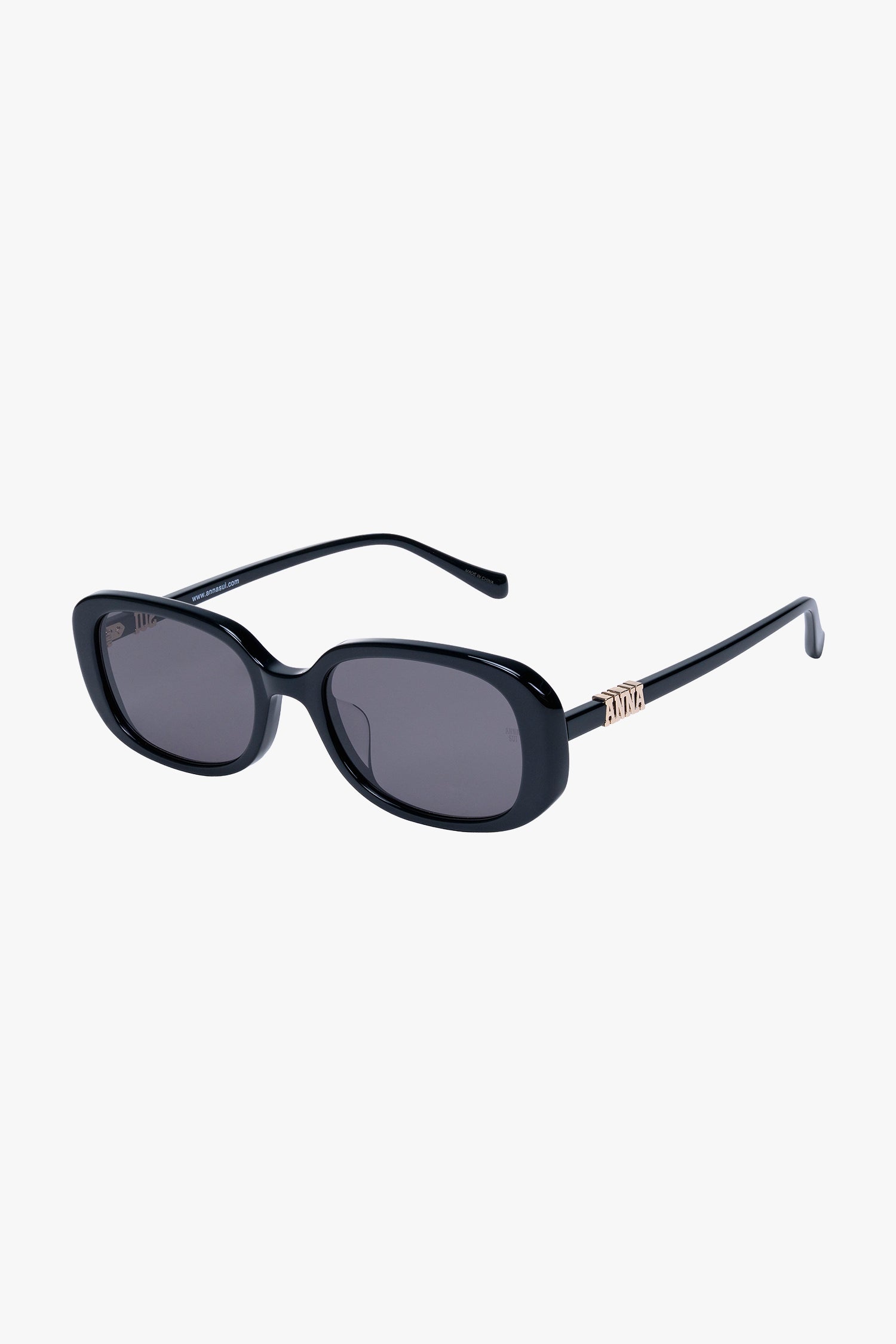 Anna Sui Classic Square Sunglasses - Black - Anna Sui Discount