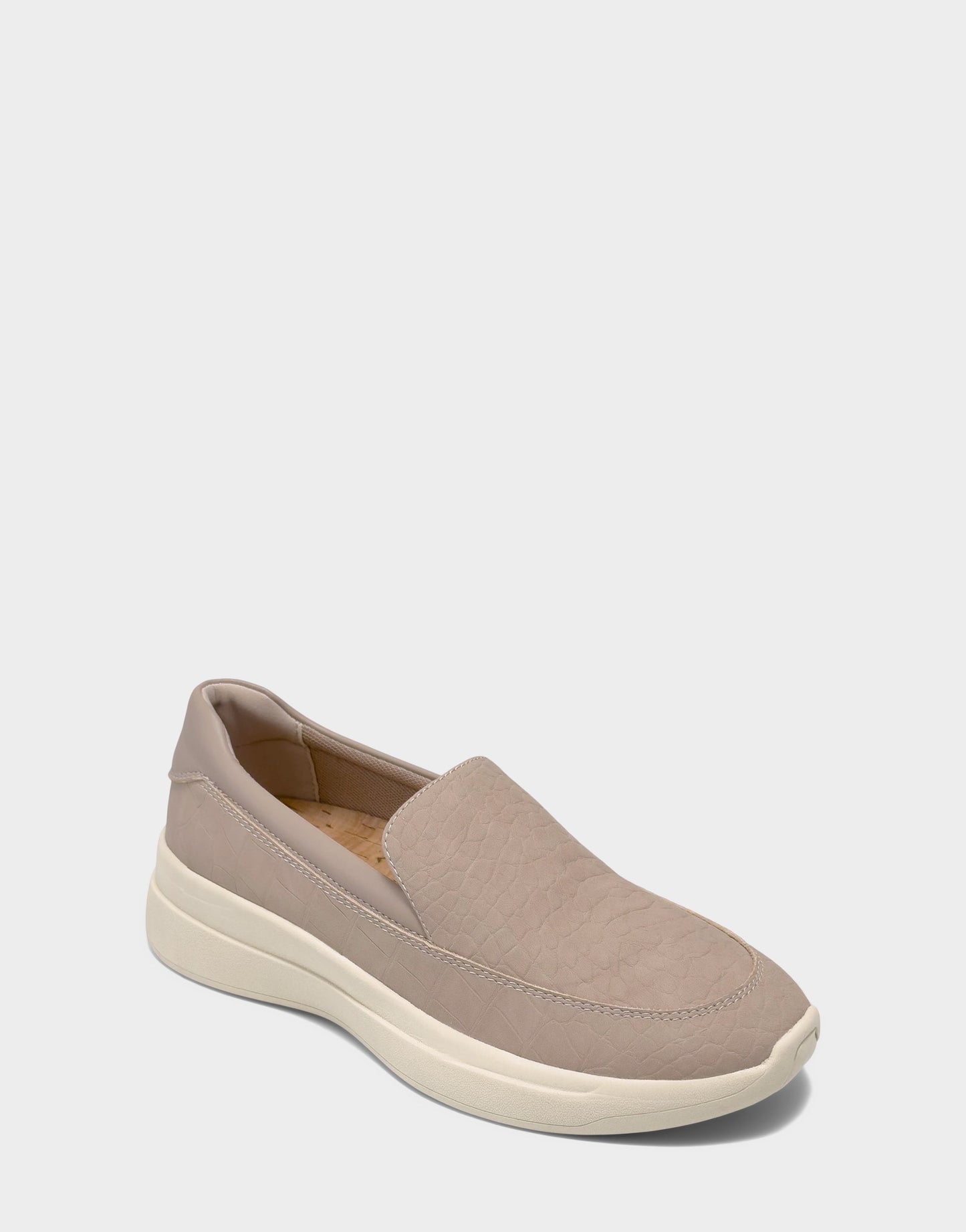 Aerosoles Casual Loafer in Natural Croc