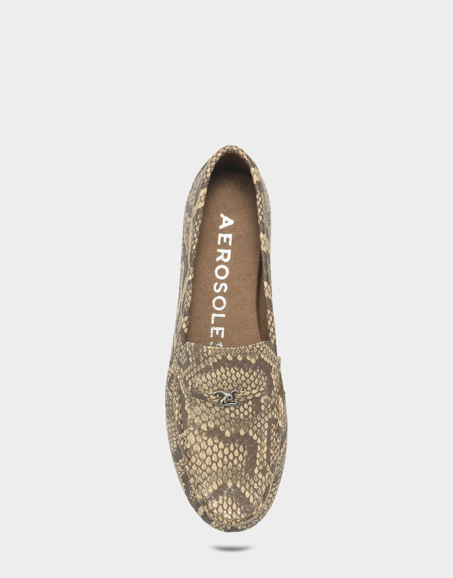 Aerosoles Casual Loafer in Yellow Snake Print