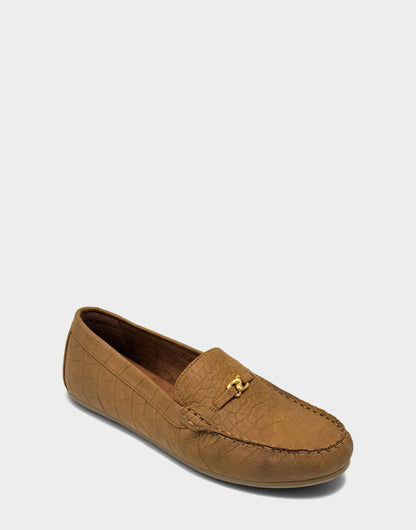 Aerosoles Casual Loafer in Natural Croc