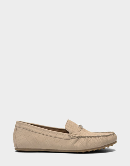 Aerosoles Casual Loafer in Natural Croc