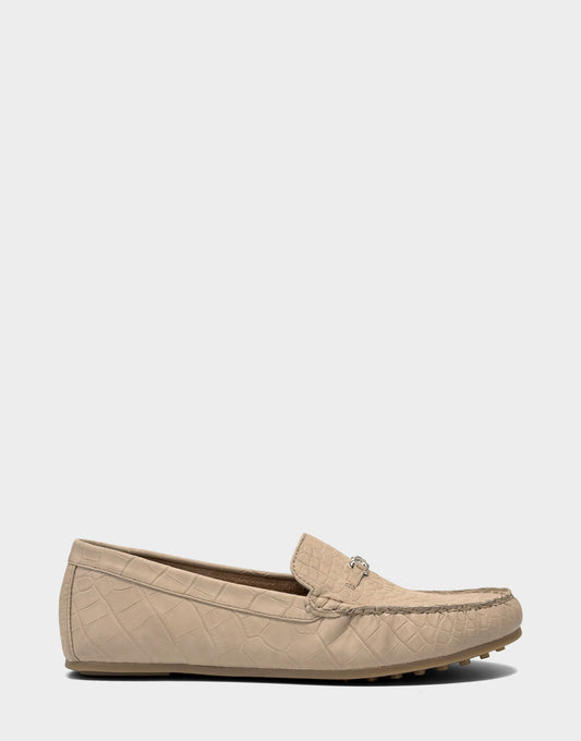 Aerosoles Casual Loafer in Natural Croc