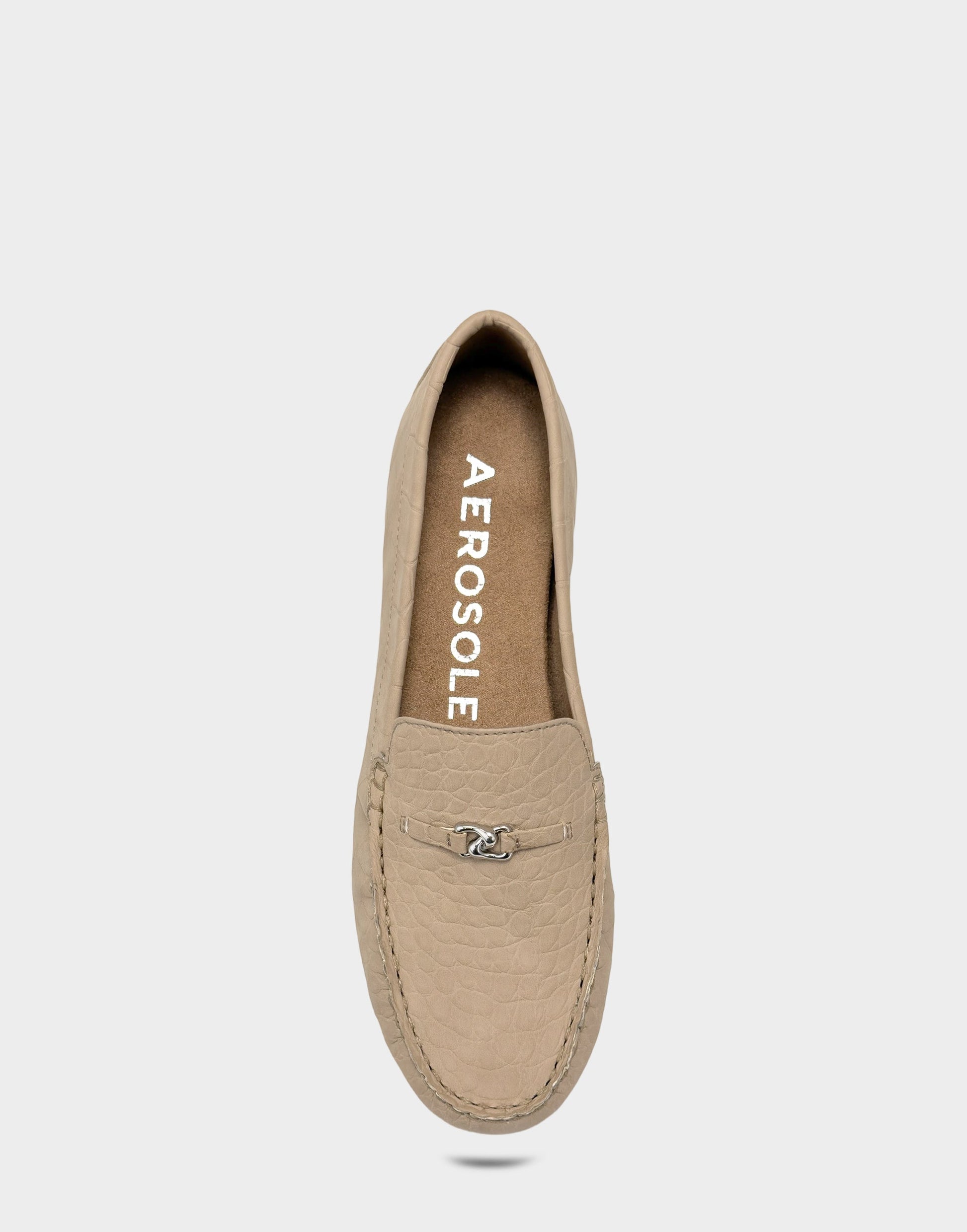 Aerosoles Casual Loafer in Natural Croc