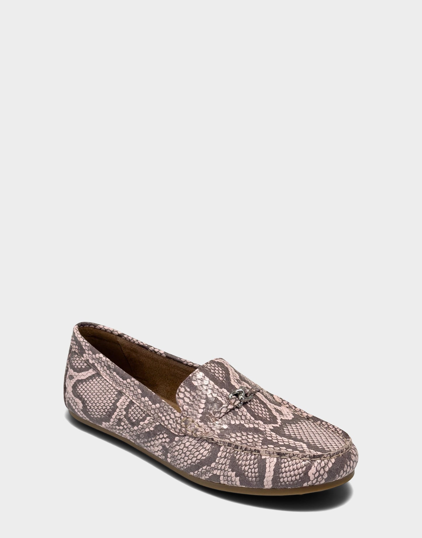 Aerosoles Casual Loafer in Pink Snake Print