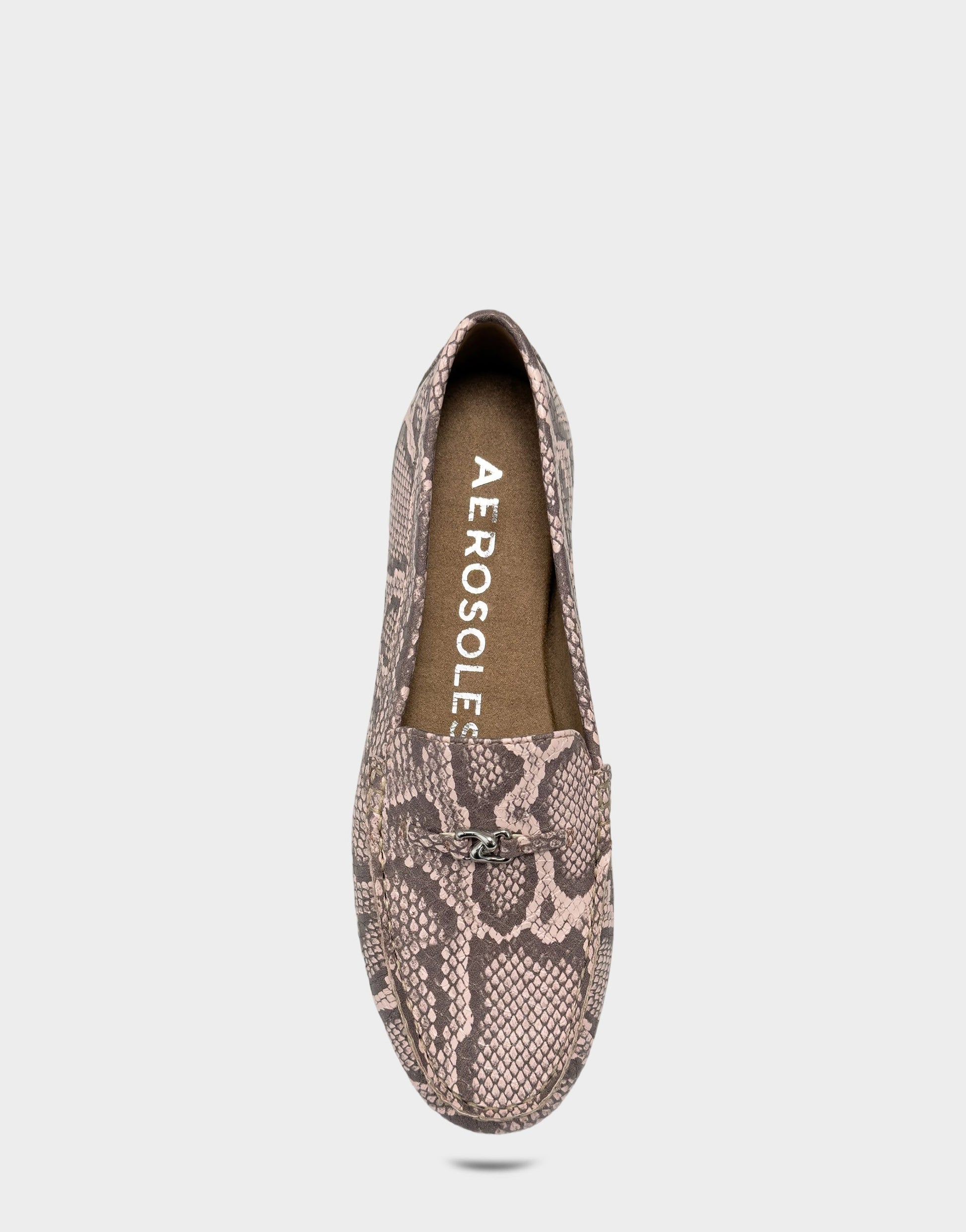 Aerosoles Casual Loafer in Pink Snake Print