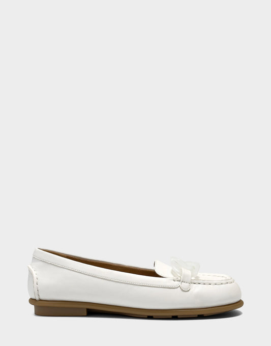 Aerosoles Casual Flat in Bright White