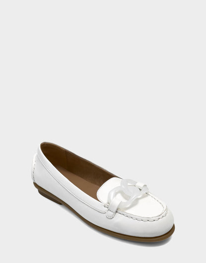 Aerosoles Casual Flat in Bright White