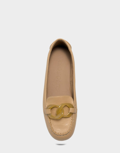 Aerosoles Casual Flat in Beige Bisque