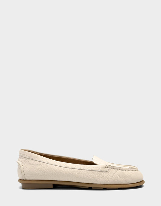 Aerosoles Casual Loafer in Stone Croc