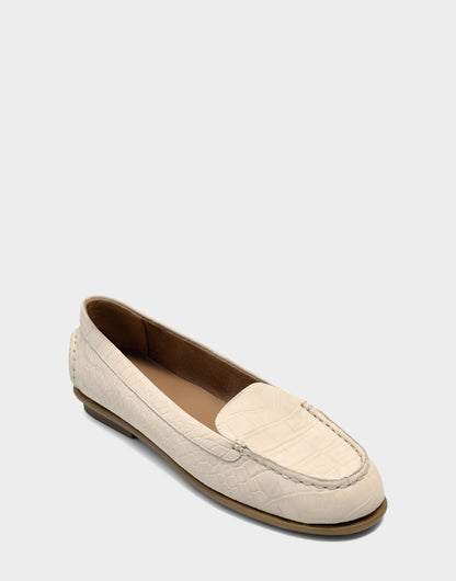 Aerosoles Casual Loafer in Stone Croc