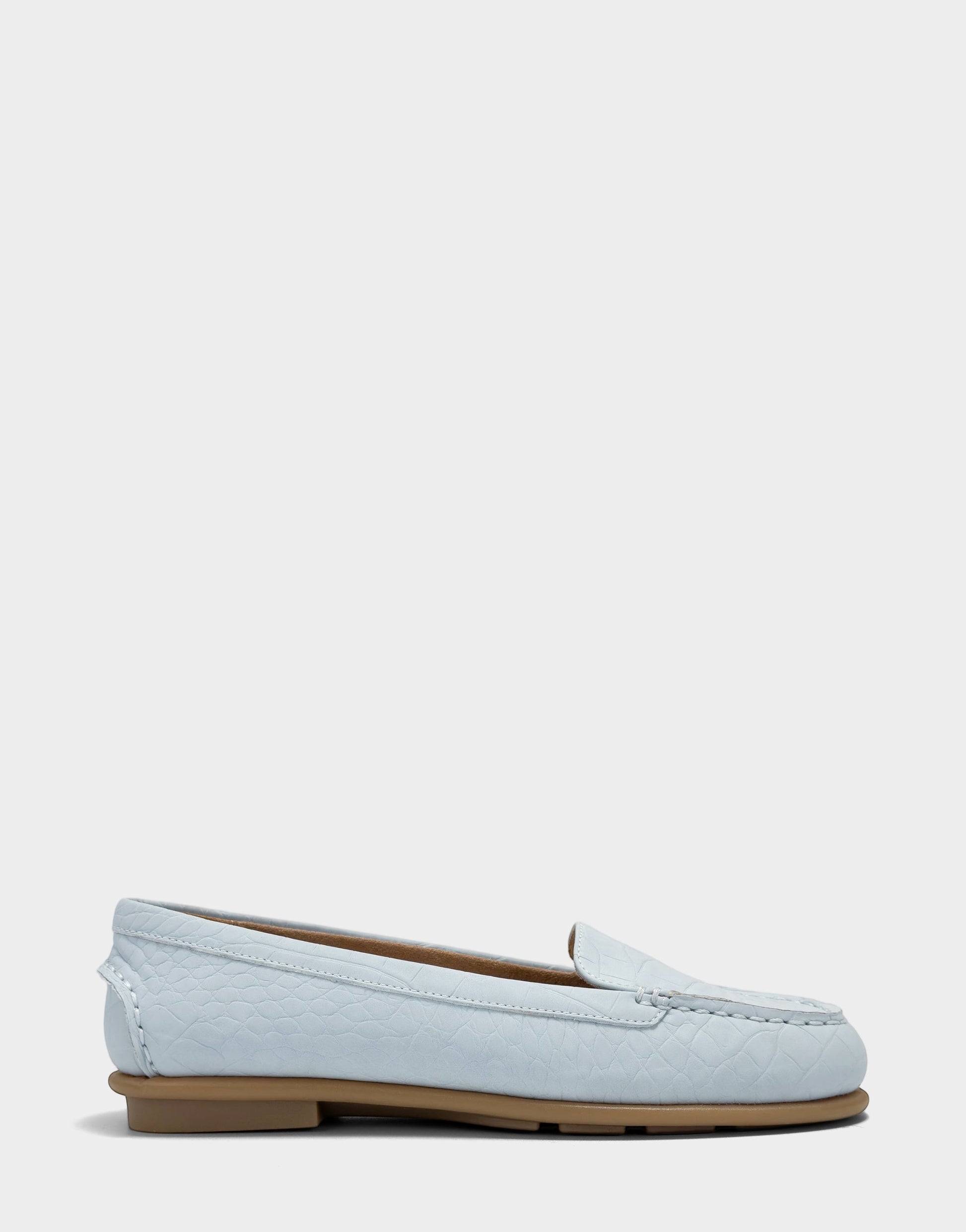 Aerosoles Casual Loafer in Pale Blue Croc