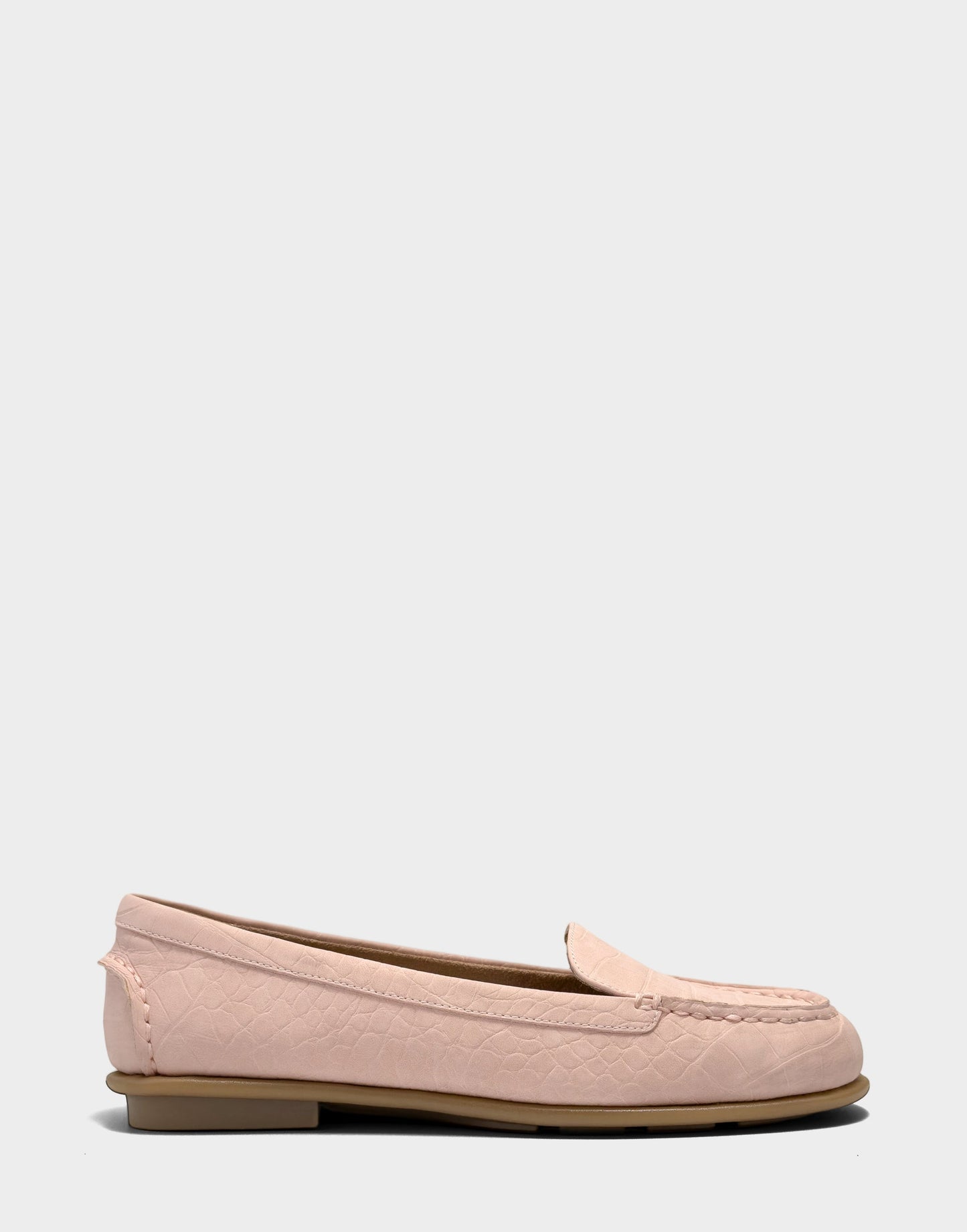 Aerosoles Casual Loafer in Pale Pink Croc