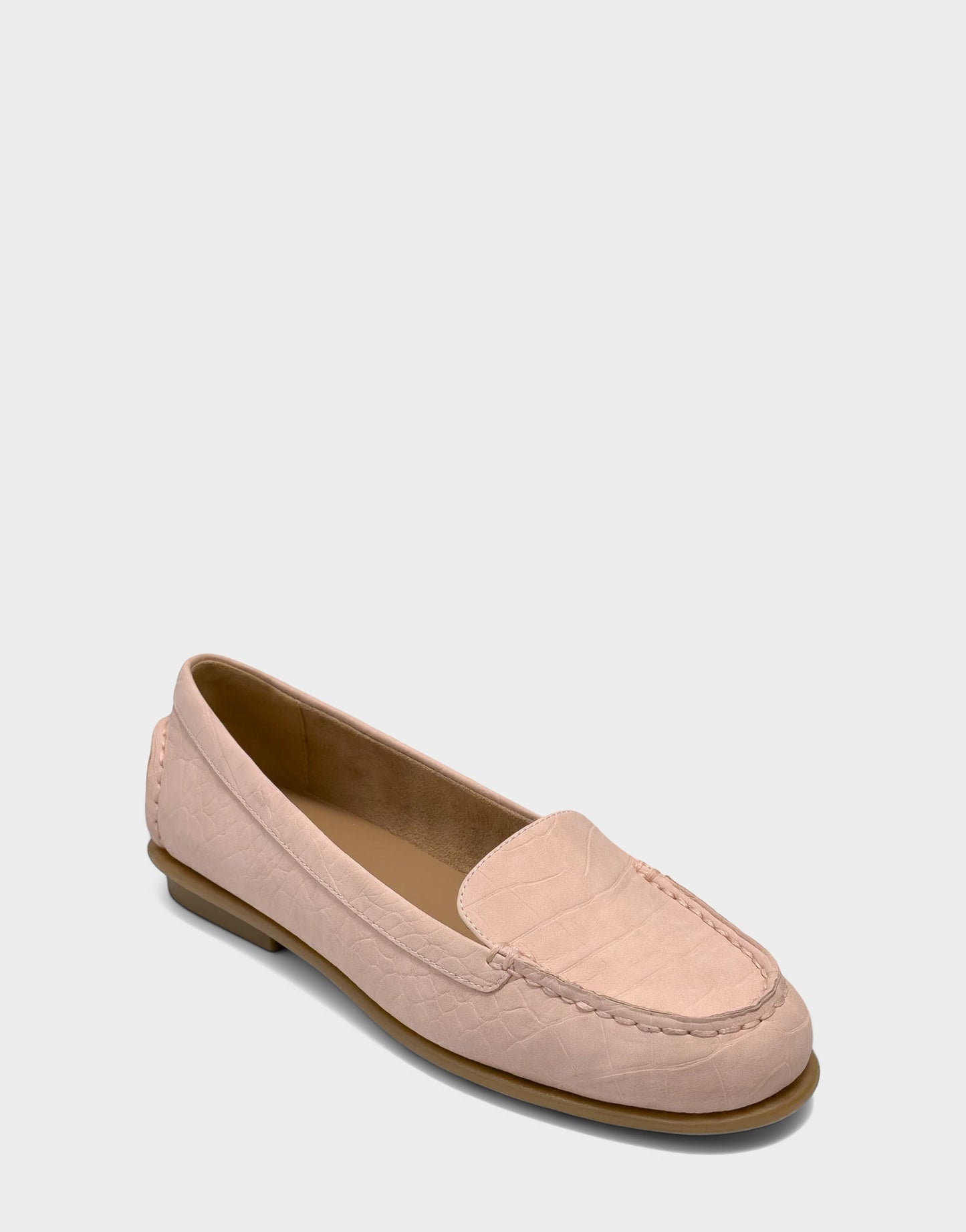 Aerosoles Casual Loafer in Pale Pink Croc