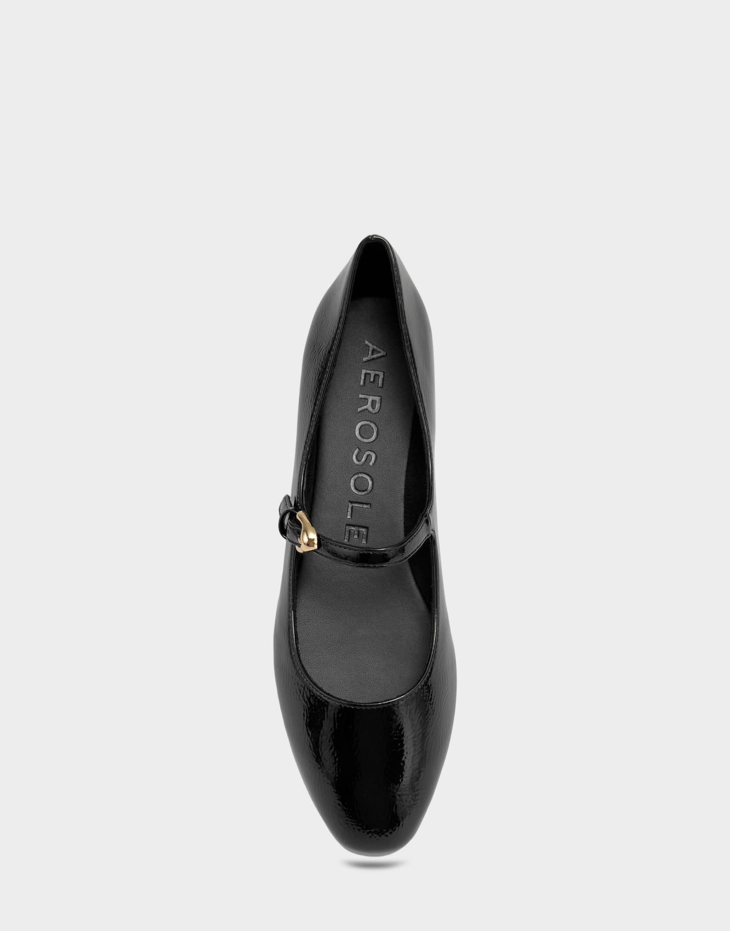 Aerosoles Flat In Black Patent