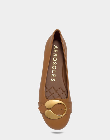Aerosoles Casual Flat in Tan