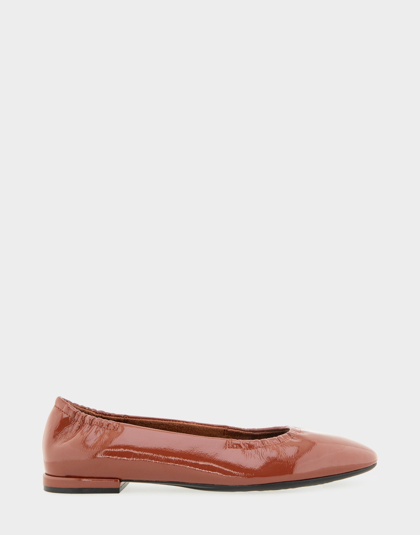 Aerosoles Ballet Flat In Brown Patent