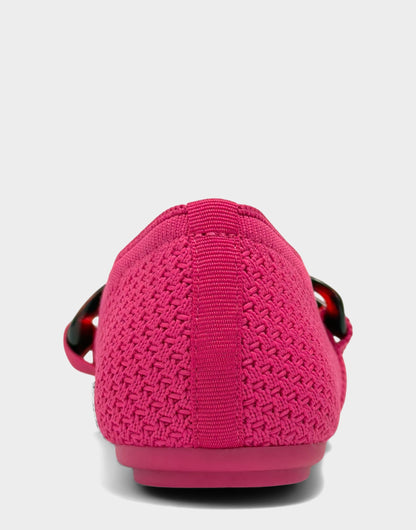 Aerosoles Knit Flat in Magenta