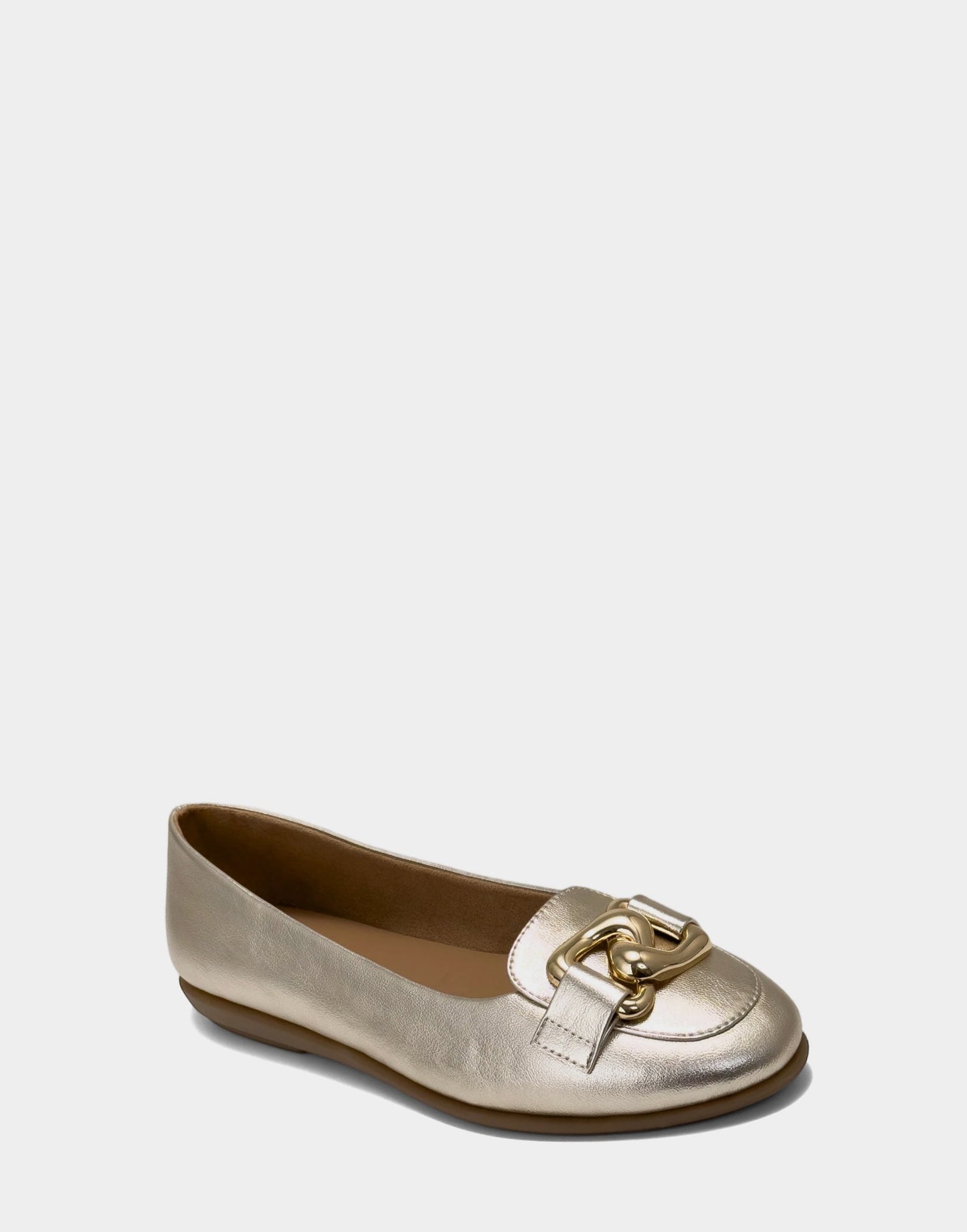 Aerosoles Ballet Flats in Gold Metallic