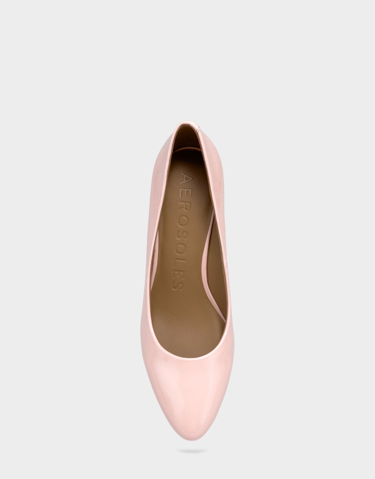 Aerosoles Pump In Pale Pink Patent