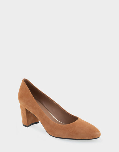 Aerosoles Mid Heel Pump in Tan