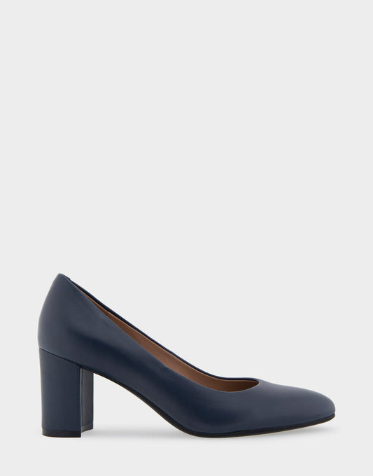 Aerosoles Mid Heel Pump in Navy