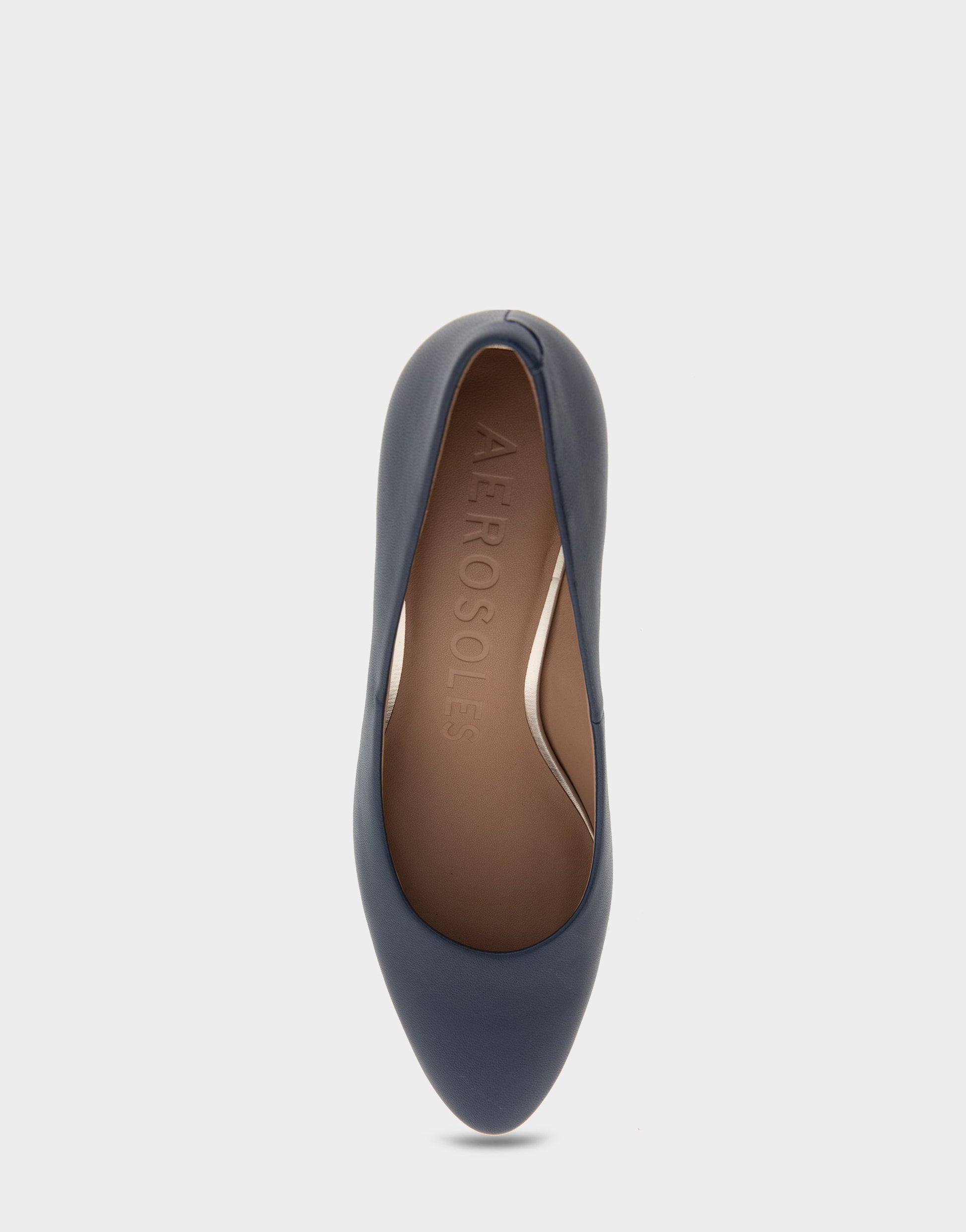 Aerosoles Mid Heel Pump in Navy