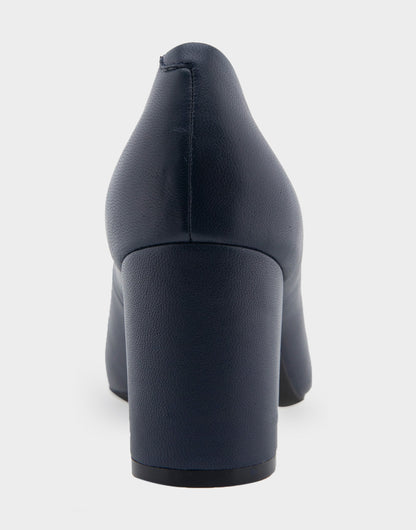 Aerosoles Mid Heel Pump in Navy
