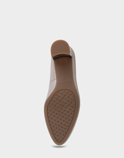 Aerosoles Mid Heel Pump in Champagne