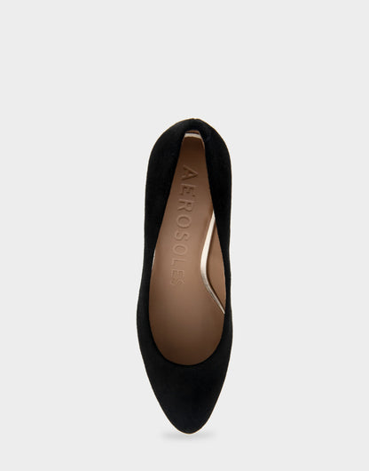 Aerosoles Mid Heel Pump in Black