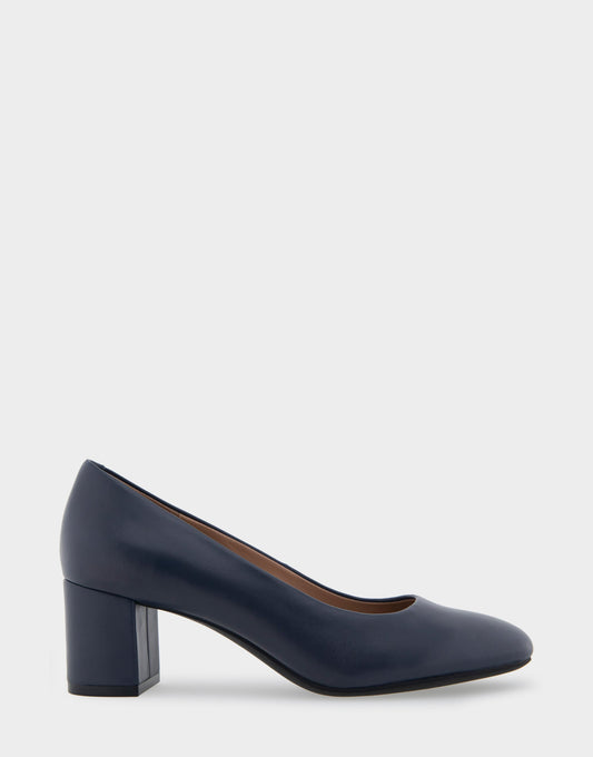 Aerosoles Mid Heel Pump in Navy