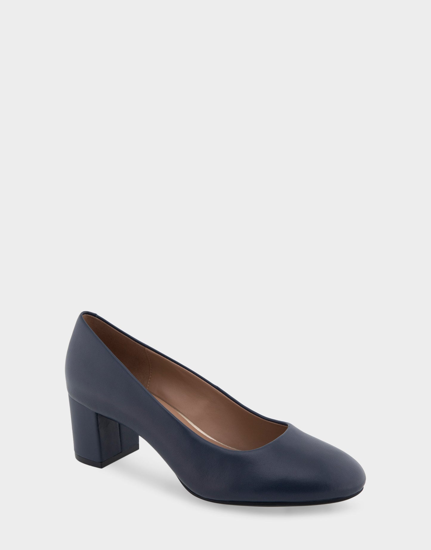 Aerosoles Mid Heel Pump in Navy