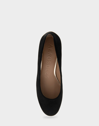 Aerosoles Mid Heel Pump in Black