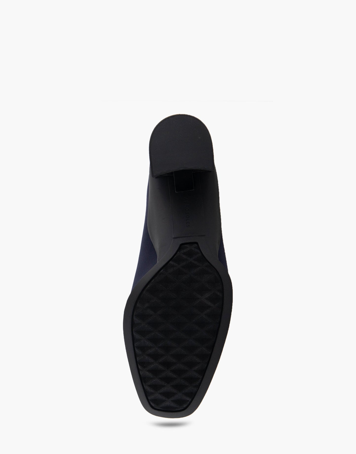 Aerosoles Mid Heel Pump in Navy Stretch
