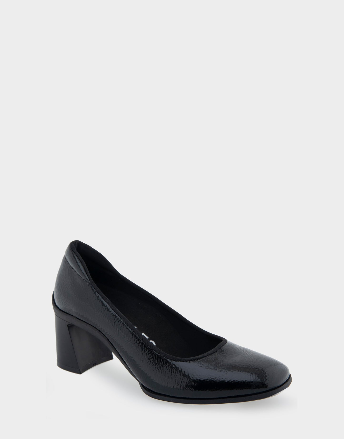 Aerosoles Mid Heel Pump in Black Patent