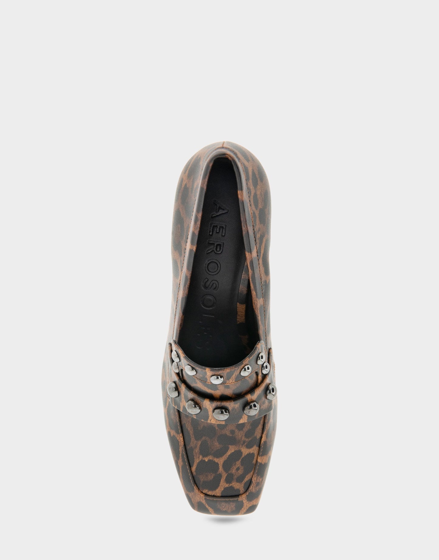 Aerosoles Heeled Loafer In Leopard