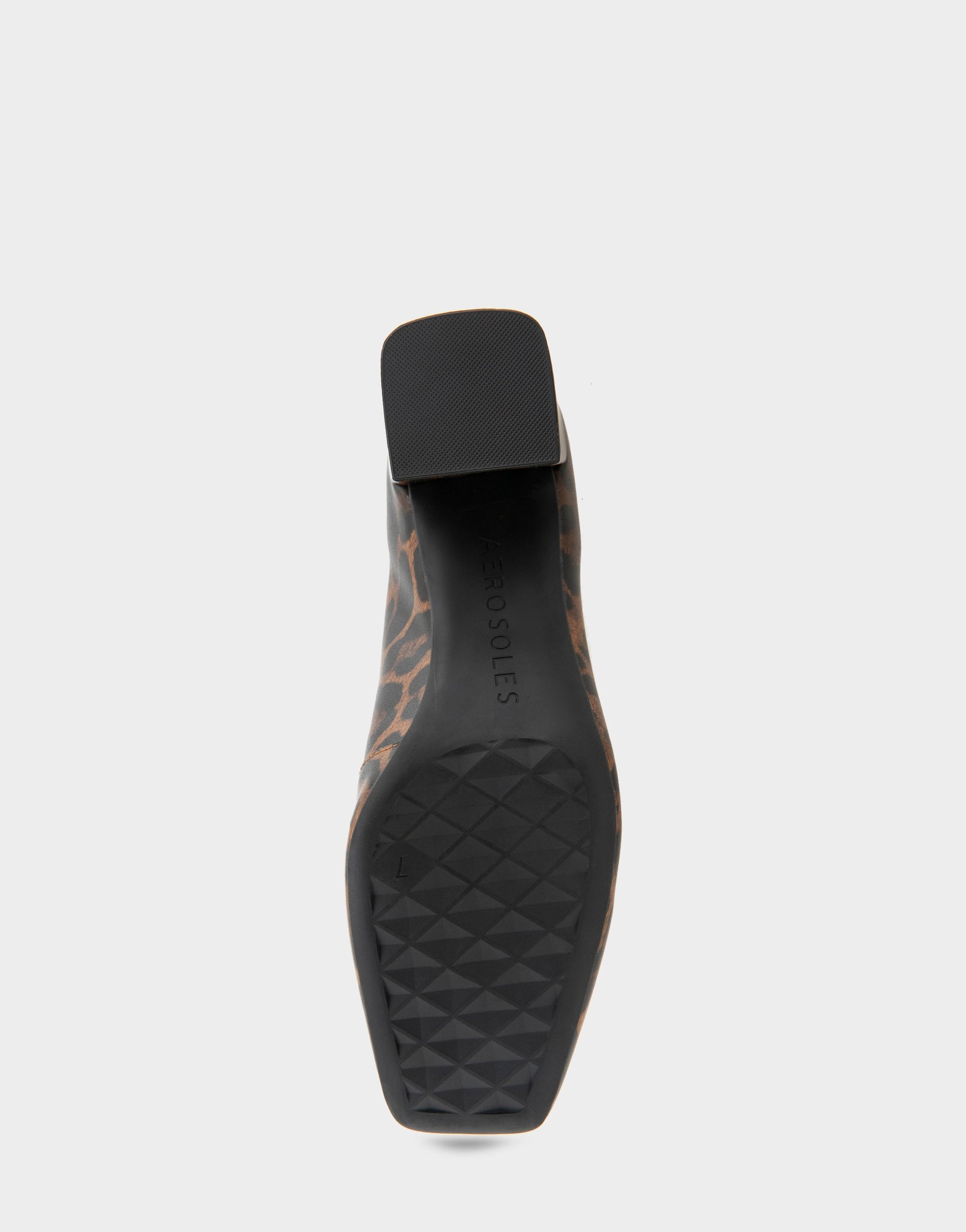 Aerosoles Heeled Loafer In Leopard