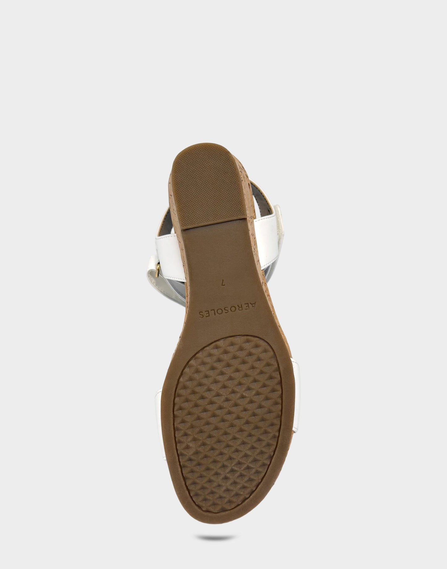 Aerosoles Wedge Sandal in White