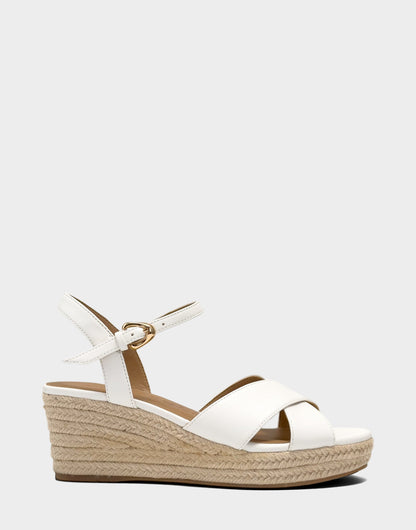 Aerosoles Wedge Sandal in White