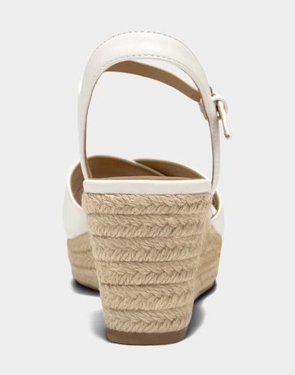 Aerosoles Wedge Sandal in White