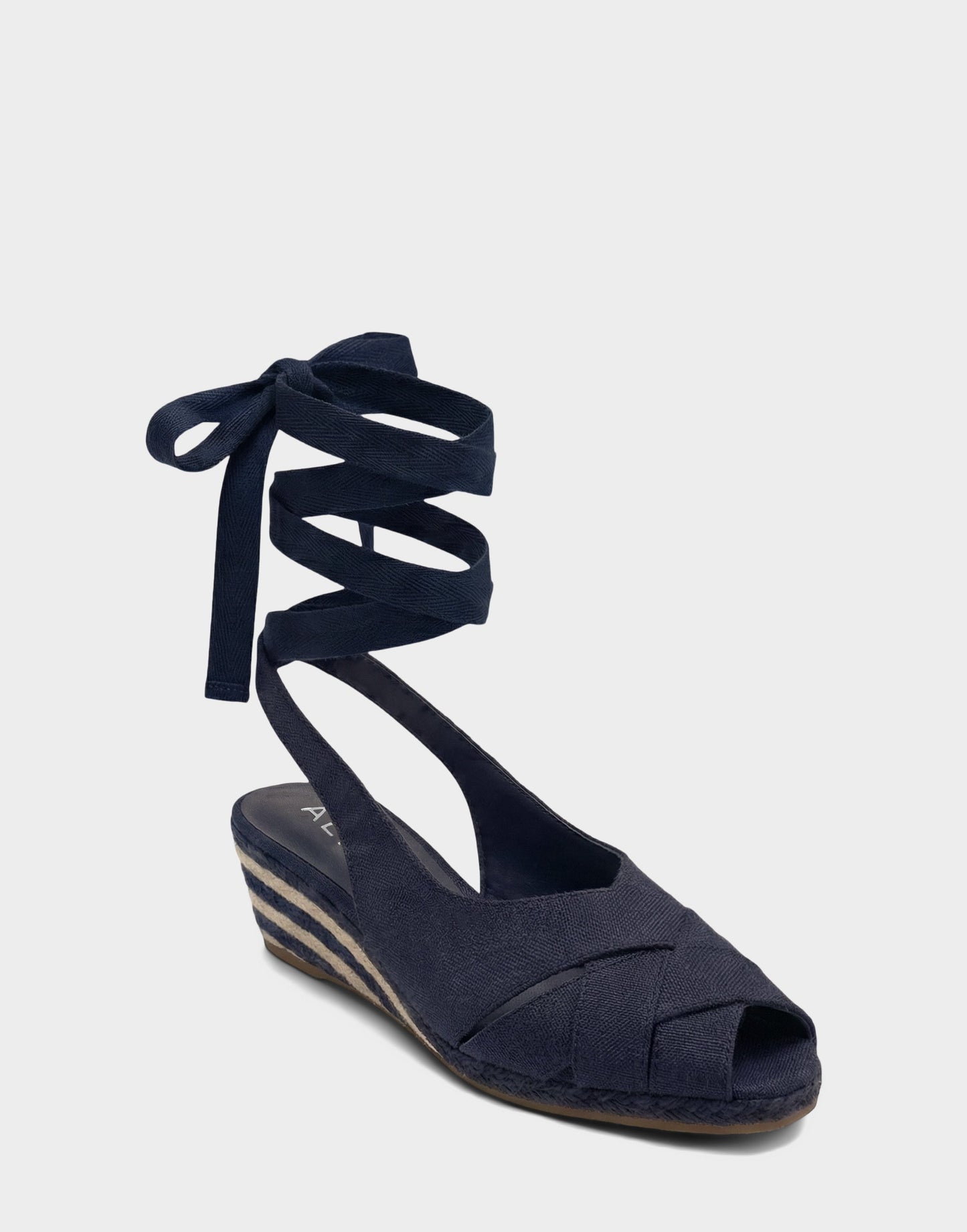 Aerosoles Lace Up Espadrille Wedge in Blue
