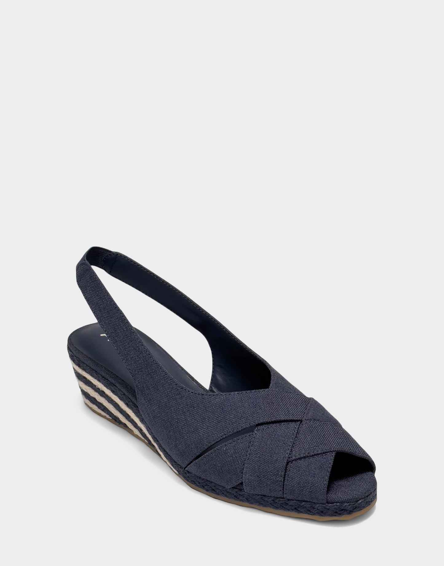 Aerosoles Lace Up Espadrille Wedge in Blue