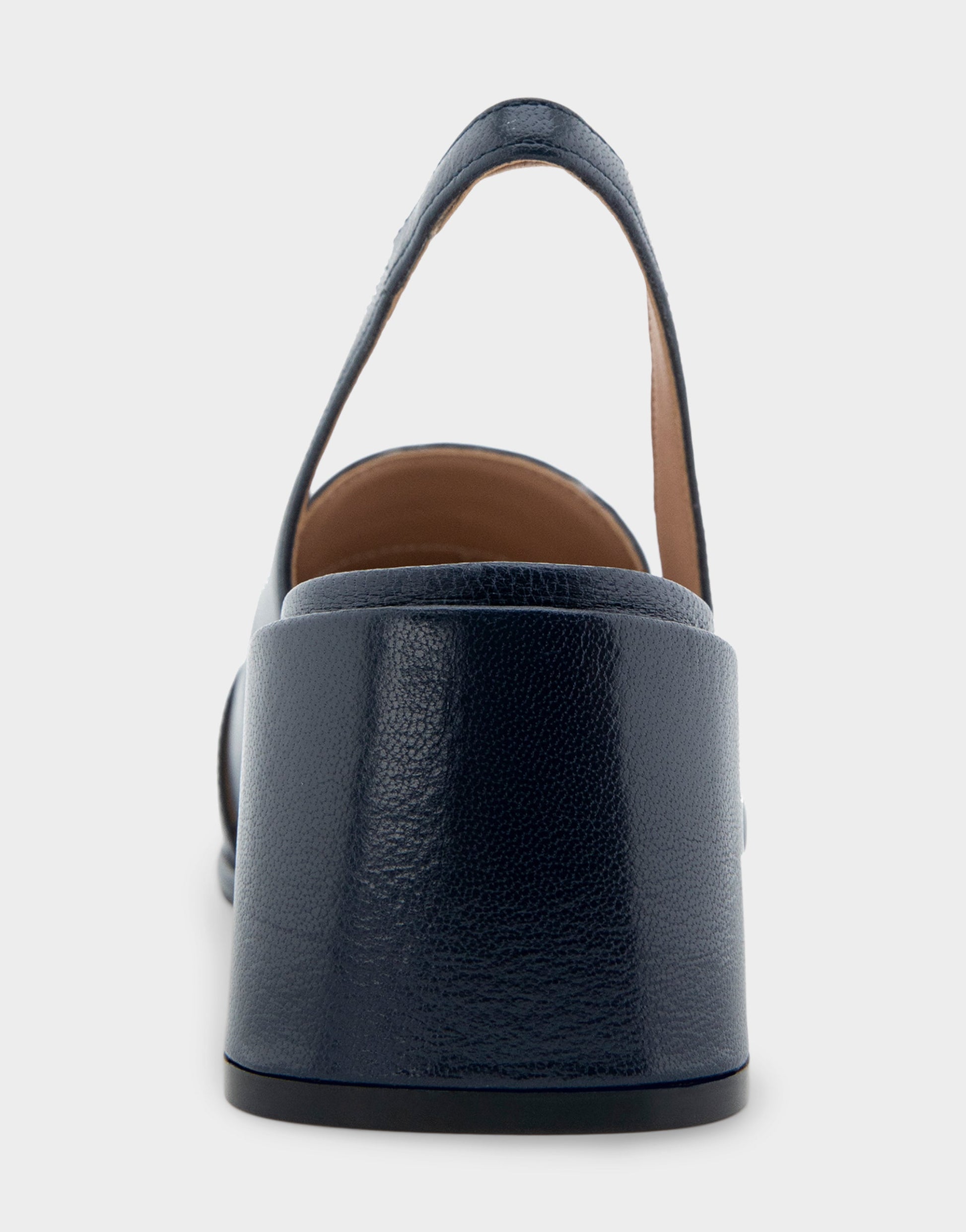Aerosoles Ornamented Block Heel Slingback in Navy